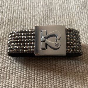 Women’s Black and Silver Bracelet